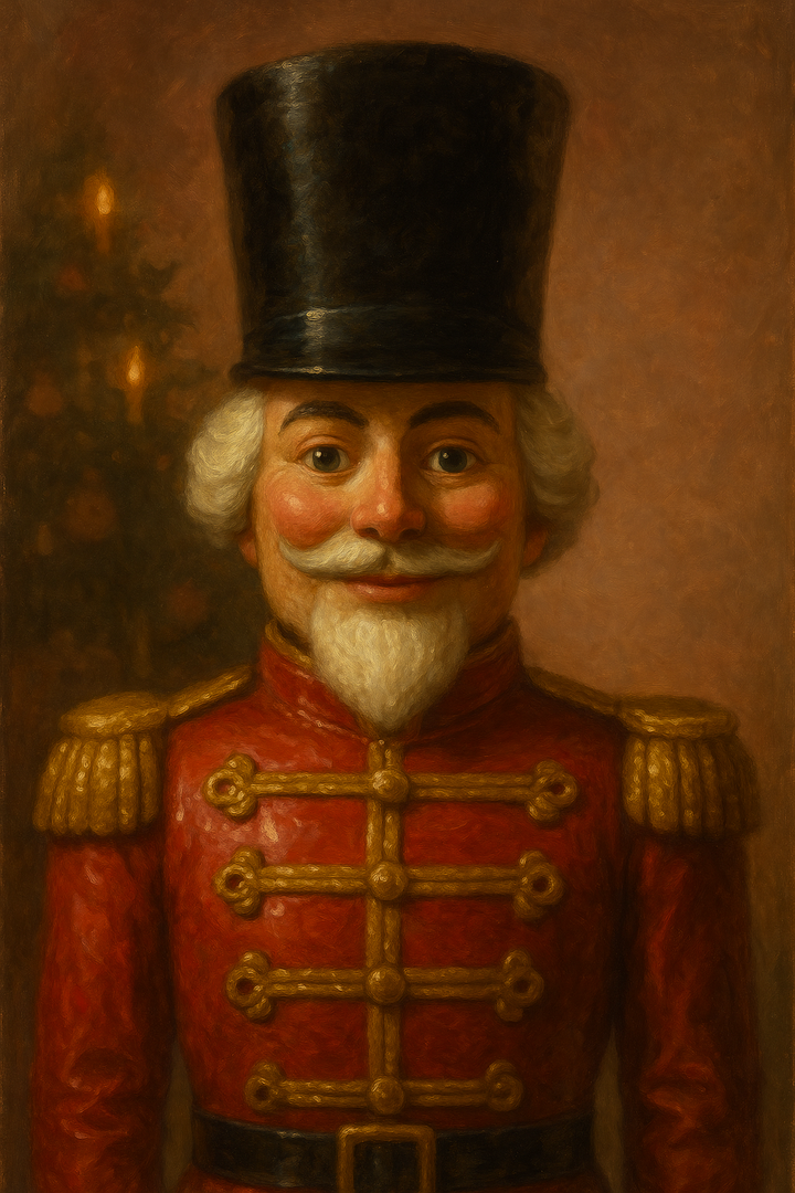 The Nutcracker: original AI portrait. An imagined AI performance, not an authentic recording.